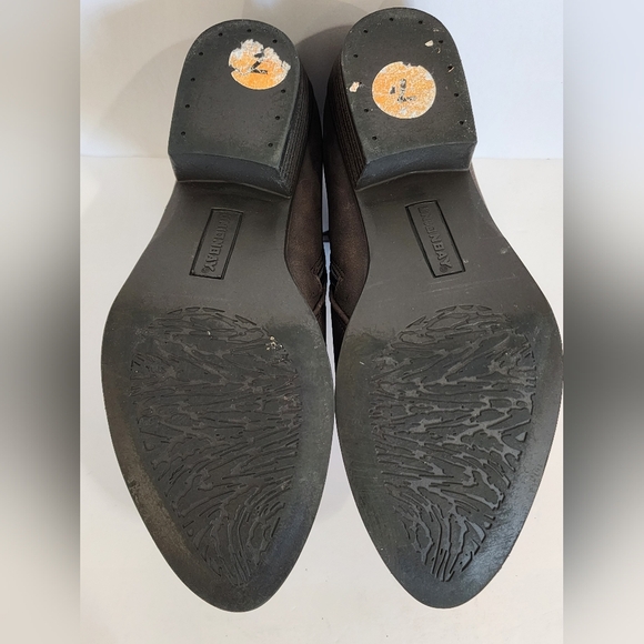 Unionbay Women's Brown Faux Leather Side Zipper Ankle Boots Booties, sz 7 - Picture 3 of 10